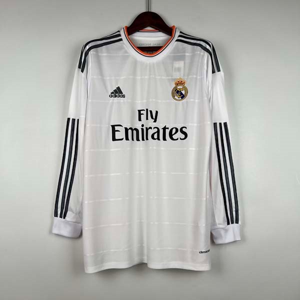 Tailandia Camiseta Real Madrid Primera ML Retro 2013 2014